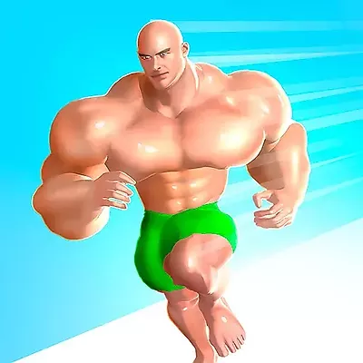 Course de muscles 3d